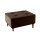 Puff de Tela con Patas de Madera 52x62x35cm gris