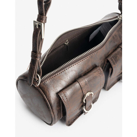 Cartera Formato Baguette Marron Chocolate