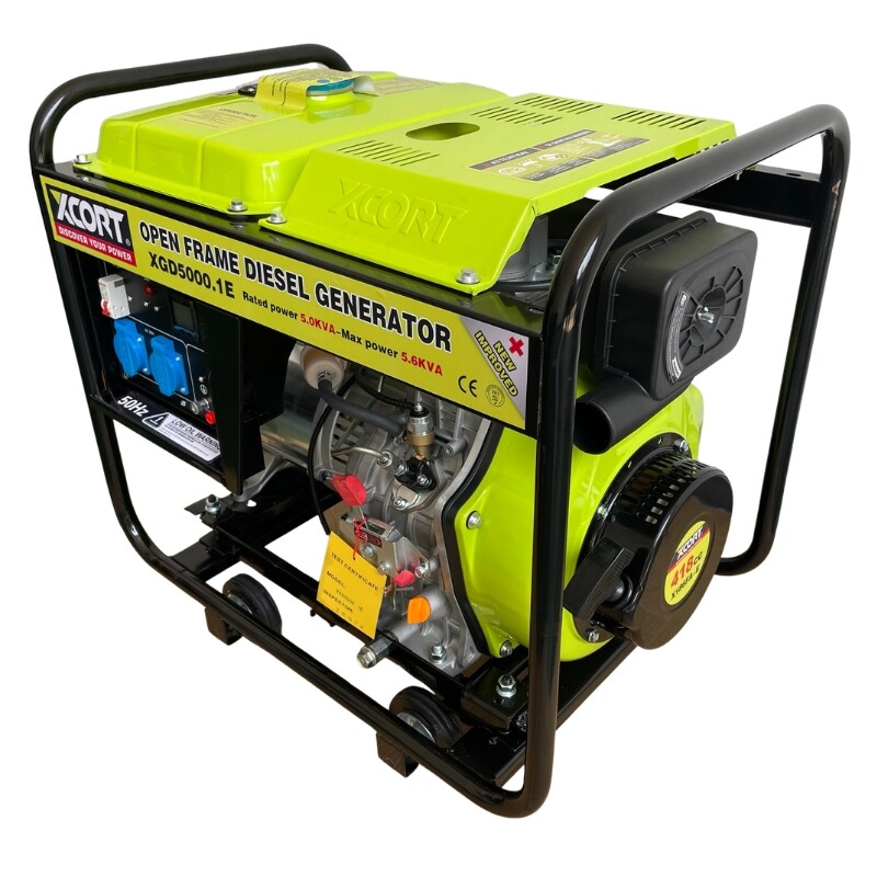 XCORT GENERADOR DIESEL PRO ARRANQUE ELECTRICO + RETROCESO 418CC 5.0KW Xcort Generador Diesel Pro Arranque Electrico + Retroceso 418cc 5.0kw
