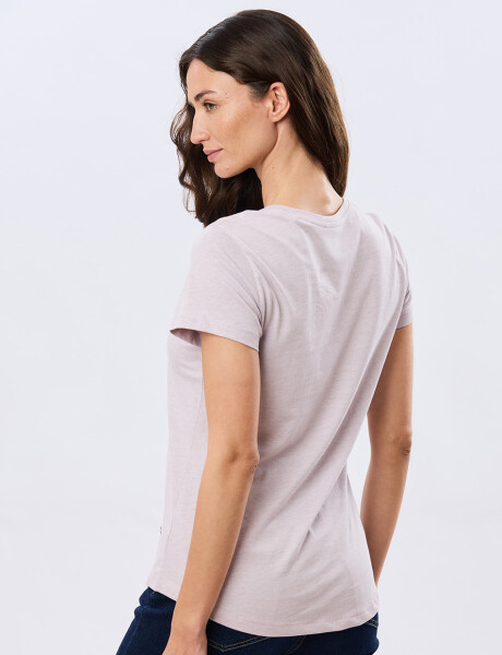 REMERA BÁSICA DE ALGODÓN Lila