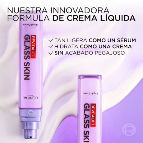 Crema Líquida L'Oréal Paris Revitalift Filler Glass Skin 50ml Crema Líquida L'Oréal Paris Revitalift Filler Glass Skin 50ml