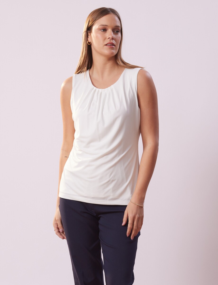 Blusa Pinzas - Crudo 