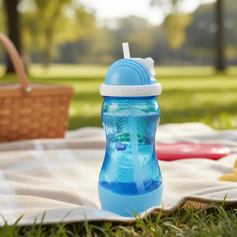 Botella Kido con sorbete 400 ml QLUX IDEAS Botella Kido con sorbete 400 ml QLUX IDEAS