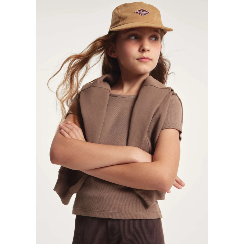 BLUSA MM FEM MARROM