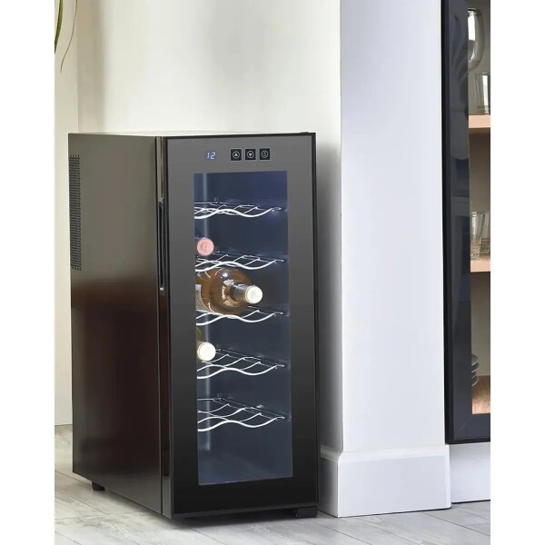 Enfriador De Vinos 12 Botellas Con Control De Temperatura Zln4681 ENFRIADORA DE VINOS ZILAN ZLN4681