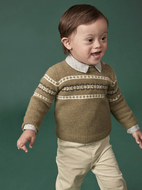 Jersey Con Greca Verde Viejo