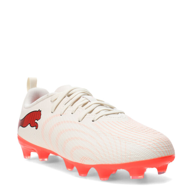 Championes de Niños Puma Futbol Future 9 Play Fg Ag Junior Beige - Anaranjado