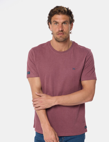 REMERA LISA Bordo