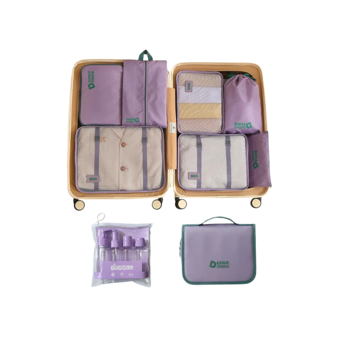Kit viajero pro - Lila 
