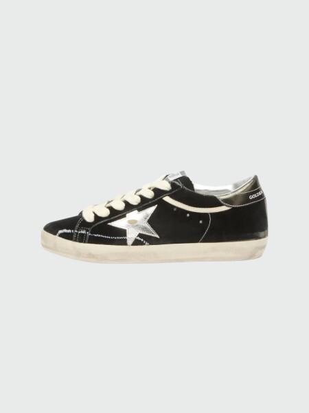 GOLDEN GOOSE - Zapatillas Super Star Velvet Alta Automática