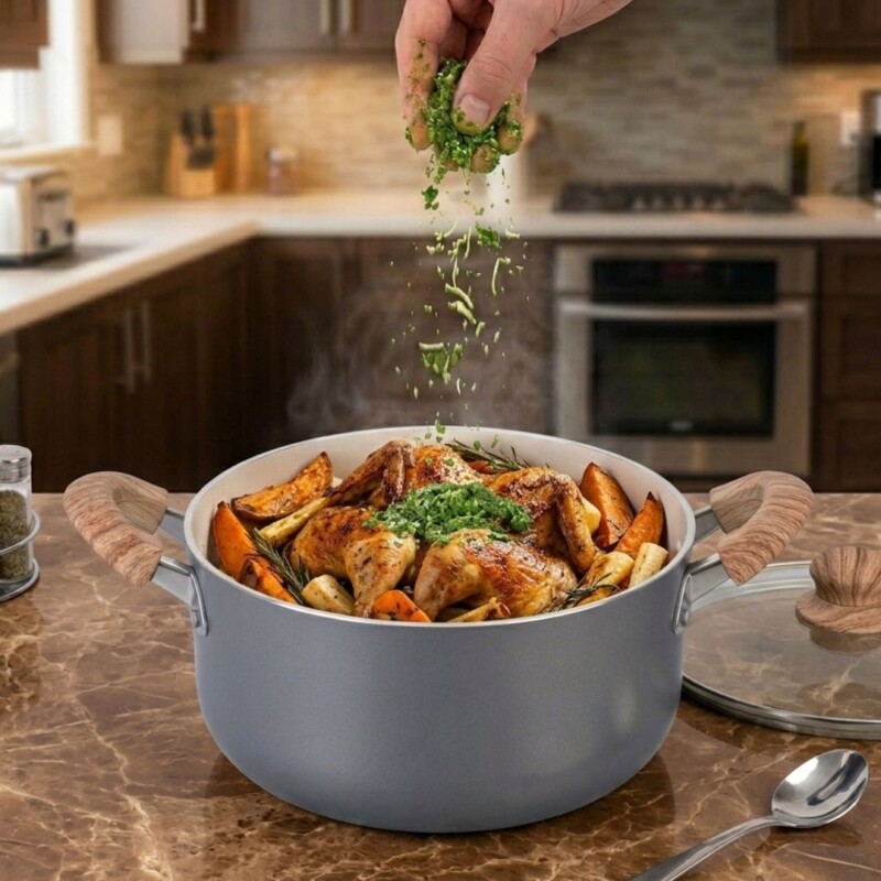 CACEROLA SOFT TOUCH AMERCOOK • 26cm CACEROLA SOFT TOUCH AMERCOOK • 26cm