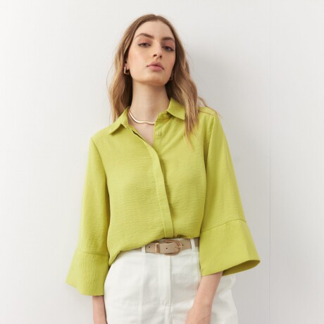 CAMISA PINARES Verde Manzana