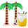 Set X3 Flotador Piscina Palmera Cerveza Heladerita Pis005042