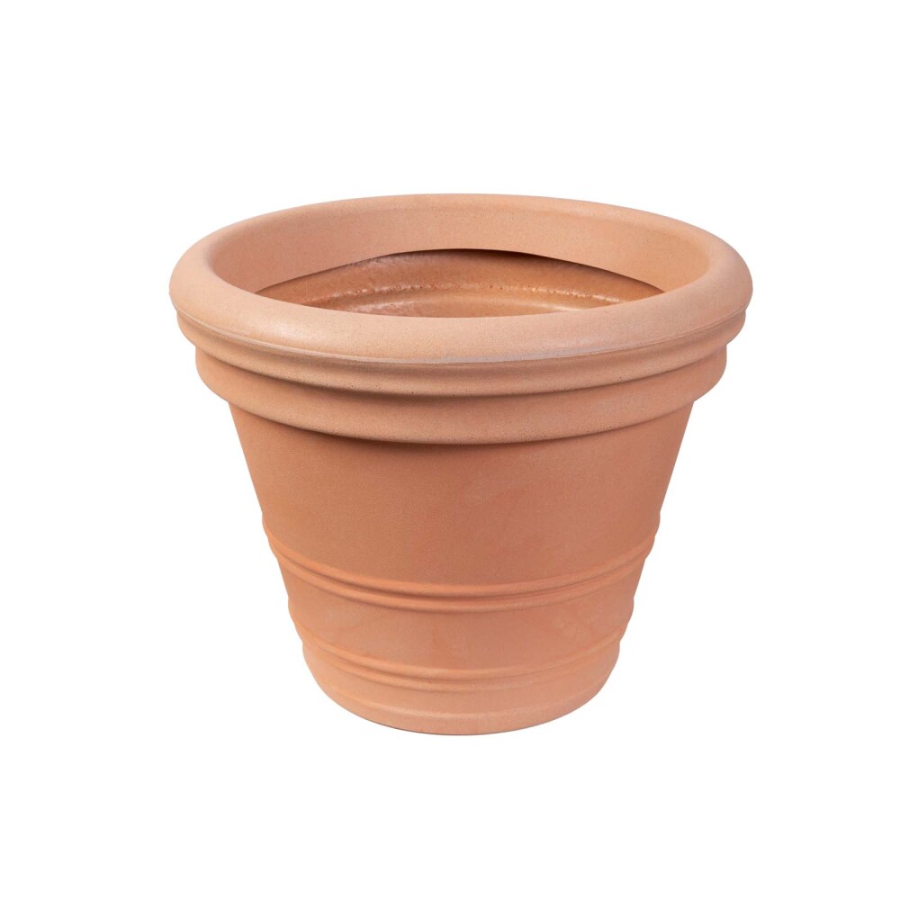 MACETA PLASTICO NARANJA ANTURIO