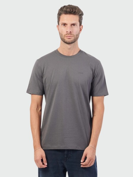 BOSS - Remera de Punto con Logo Rosa Pastel