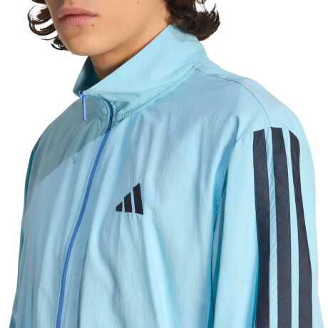Campera Adidas de Hombre Celeste