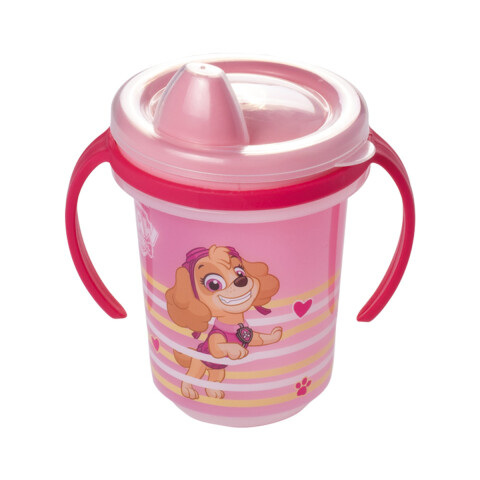 Vaso Entrenador con Tapa Paw Patrol 330 ml ROSA