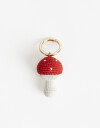 Llavero Cozy Llavero Y Bag Charm Hongo Crochet - Combinacion Bicolor