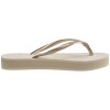 Ojotas Havaianas Slim Flatform Beige