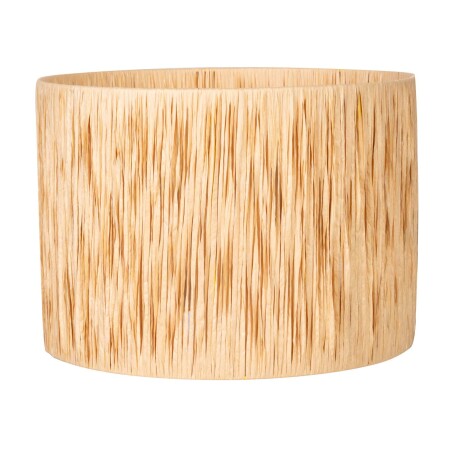 PANTALLA RAFFIA NATURAL-BEIGE RAFFIA