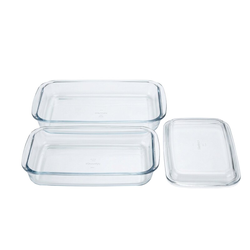 JGO DE ASADERAS RECTANGULAR 3PZAS 6532/6534/6536 Unica