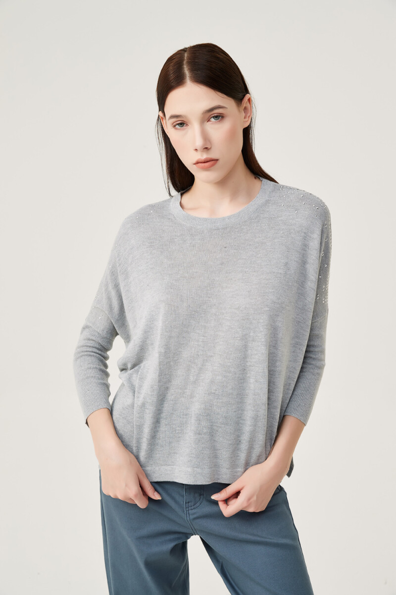 Sweater Domiku - Gris Melange 