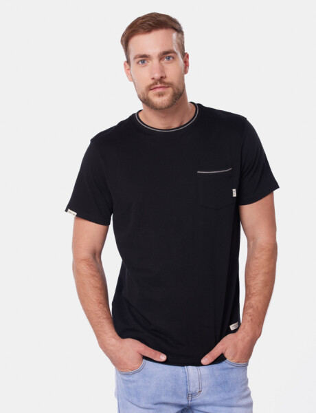 REMERA LISA Negro