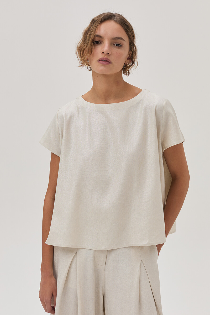 Blusa Alicante Champagne
