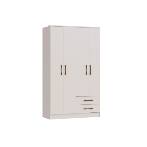 Ropero Toquio 4 Puertas 2 Cajones Blanco Ropero Toquio 4 Puertas 2 Cajones Blanco