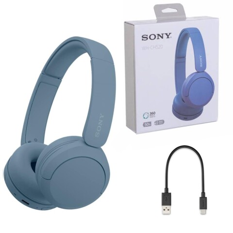 Auricular Sony Bluetooth ON-EAR WH-CH520 Azul