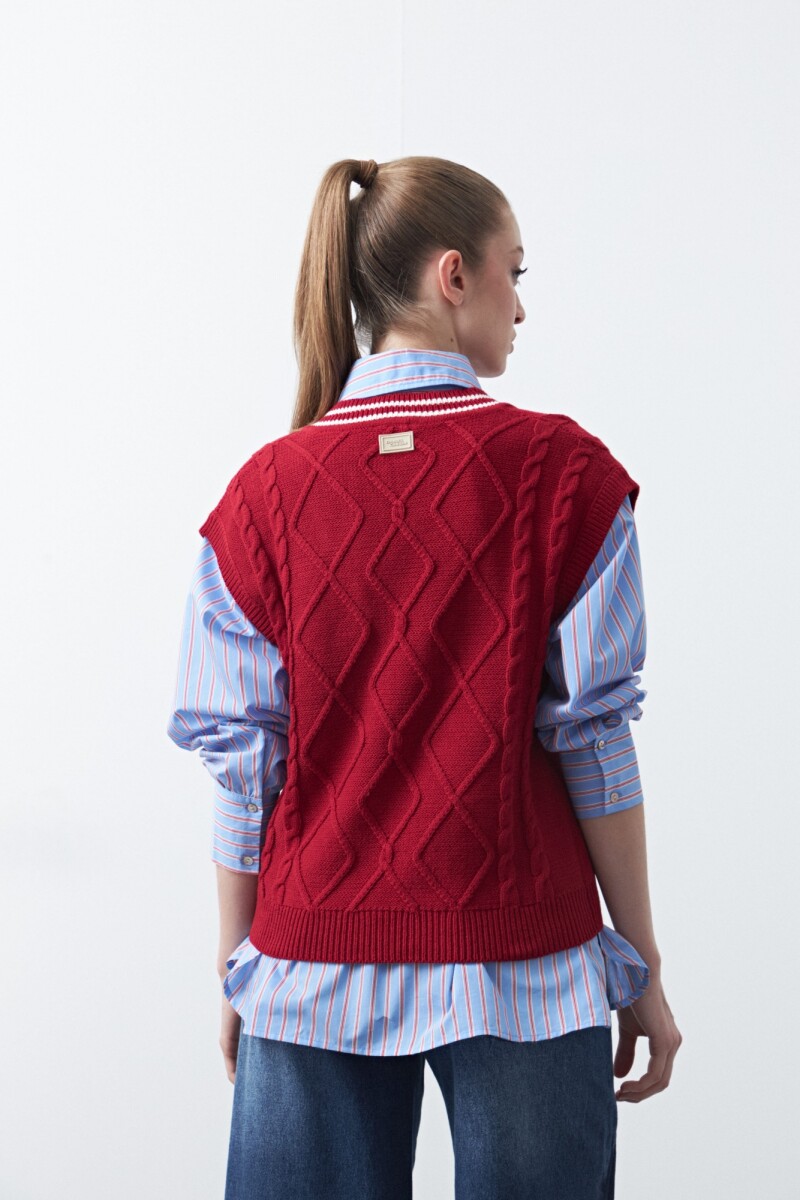 CHALECO ANTLIA Rojo Oscuro