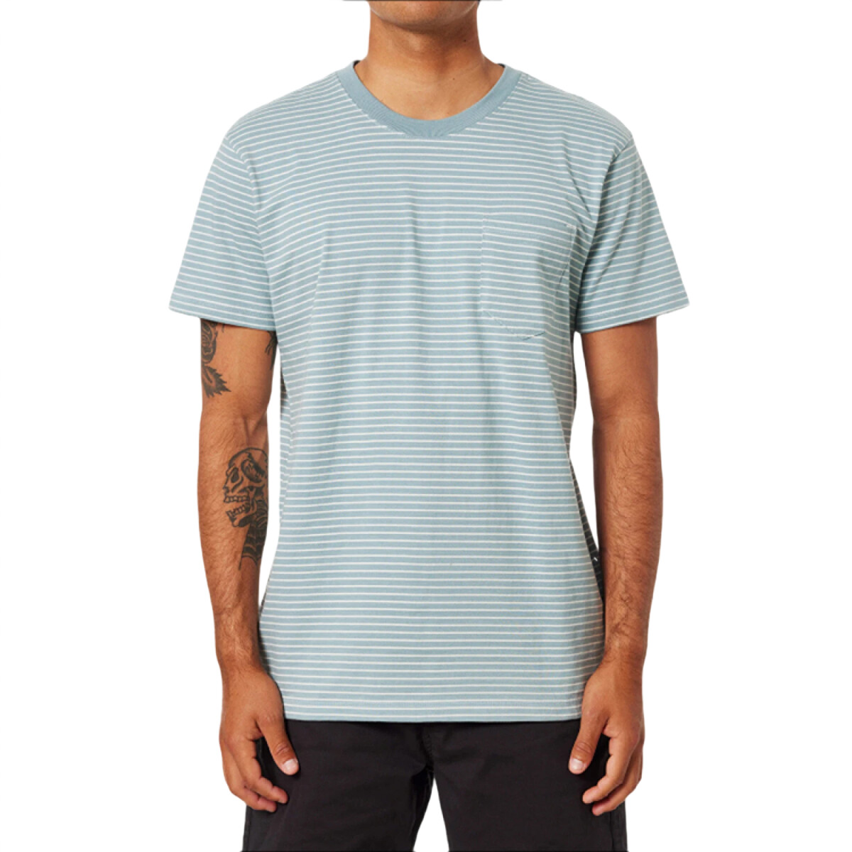 Remera Katin Finley Pocket - Celeste 