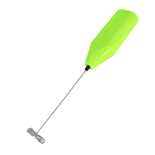 Batidor Electrico De Mano Cafe Leche Espuma Crema Pilas Color verde