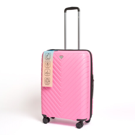 Set Valijas Polipropileno Premium 20" 24" 28" ROSA