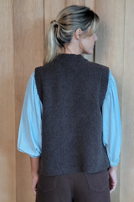 Chaleco Calafate Chocolate