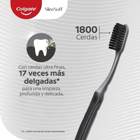 Colgate Slim Soft carbón cepillo dental Colgate Slim Soft carbón cepillo dental