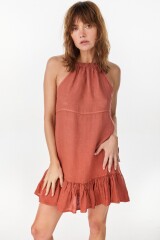 Vestido Lola Terracota