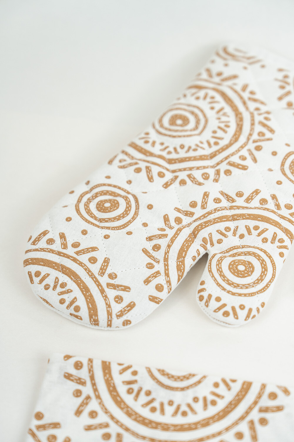 Set Agarradera, Manopla Y Repasador Estampado 1