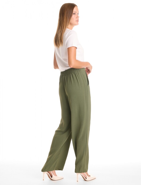 Palazzo Wide Leg Pinzas VERDE