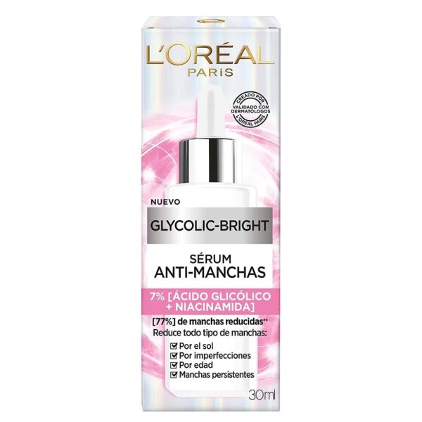 Serum Anti-Manchas Glycolic Bright 30 mL – L’Oréal Serum Anti-Manchas Glycolic Bright 30 mL – L’Oréal