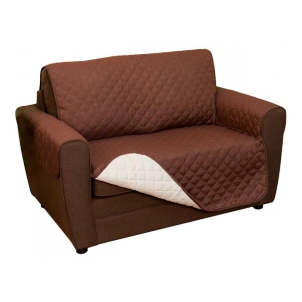 Cubre Sofa Sillon Protector Reversible 1 Cuerpo Cobertor Color Variante MARRON