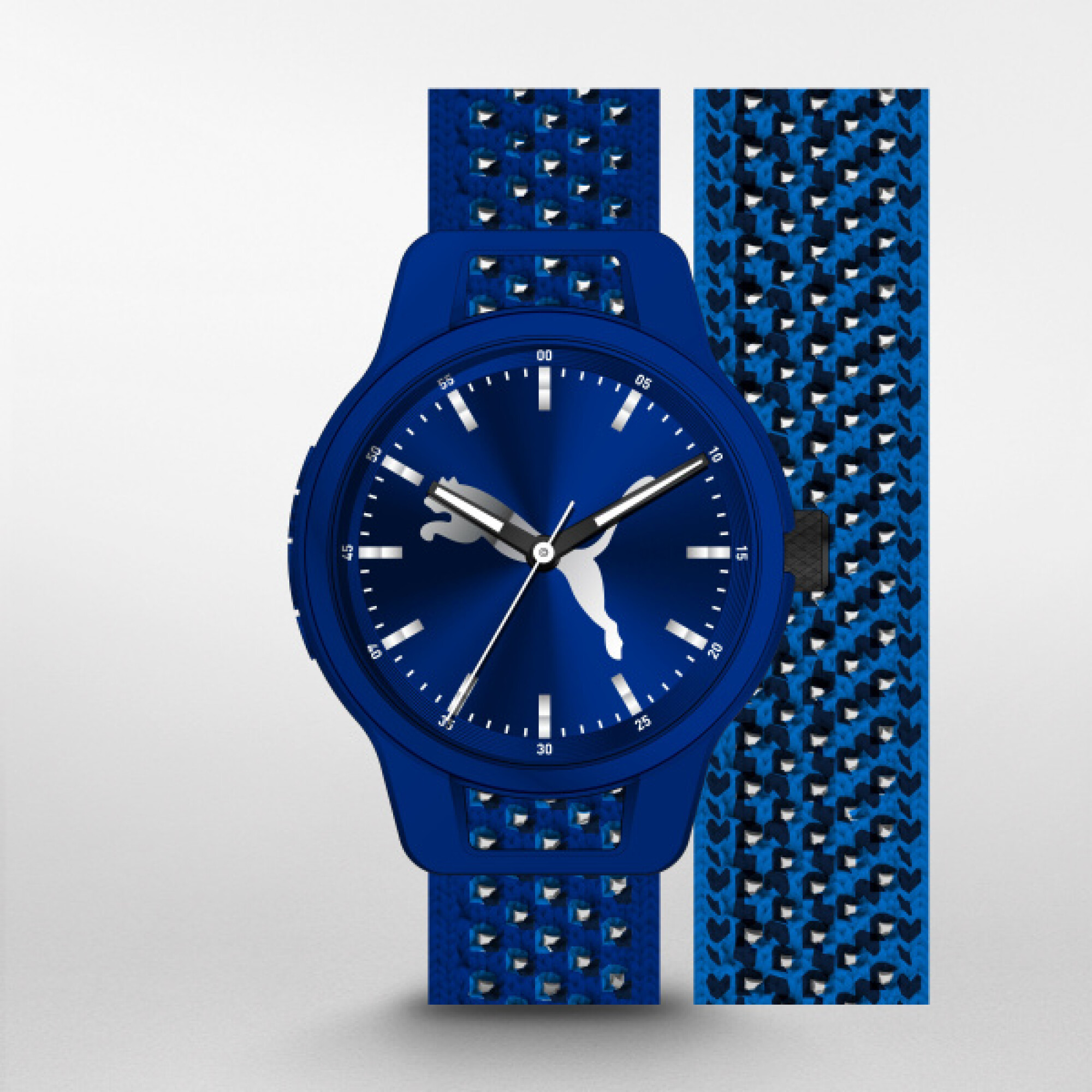 Reloj Puma Deportivo Tela Azul WatchMe