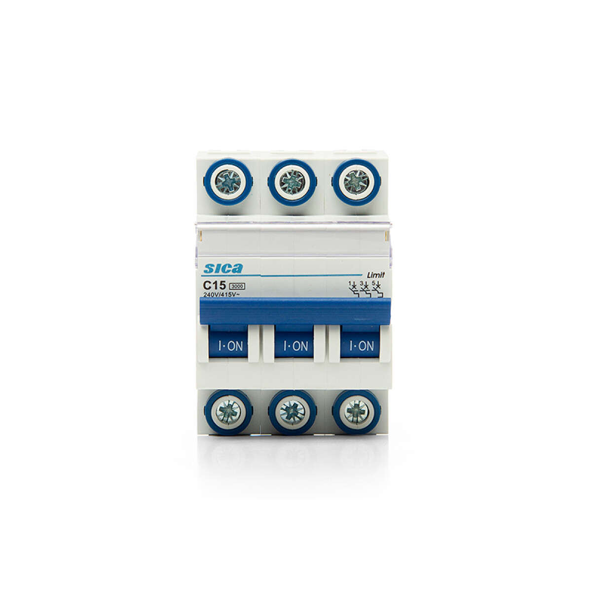 Llave térmica din Sicalimit 3P 15A 3kA - SK2315 