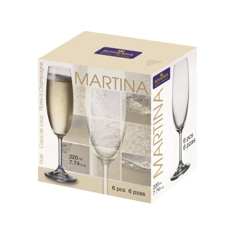 Copa Bohemia flauta 220ml Martina Lara Copa Bohemia flauta 220ml Martina Lara