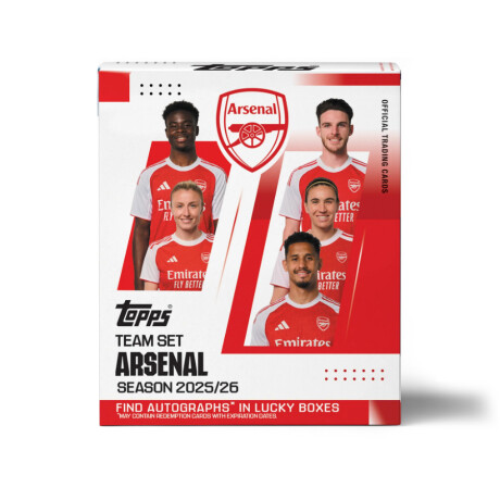 Topps Team Set Arsenal 2025/26 - 30 tarjetas Topps Team Set Arsenal 2025/26 - 30 tarjetas