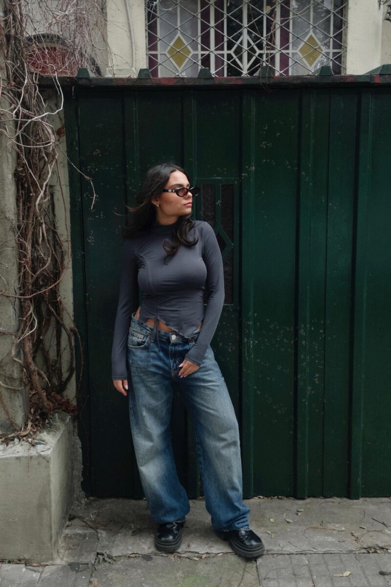 Polera Nouve Gris Polera Nouve Gris