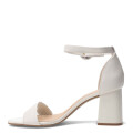 Sandalias de Mujer Bottero Alta con Pulsera Blanco
