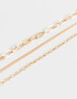 Collares Cortos De metal Set De Collares Cortos De Metal - Dorado
