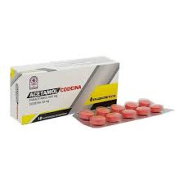ACETAMOL CODEINA CJ X 10 COMPRIMIDOS única