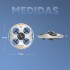 Drone Ovni Ufo Nave Espacial Luces RGB Control Remoto 80 Mts Color Gris